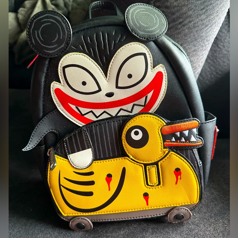 Scary teddy loungefly backpack